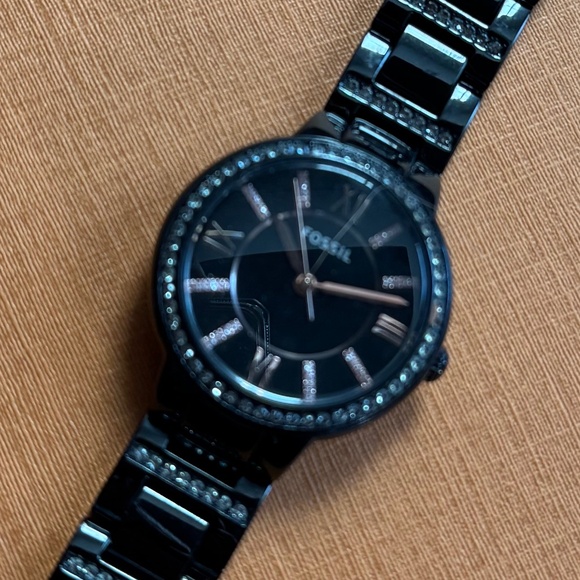 Black Fossil Watch - Picture 1 of 3
